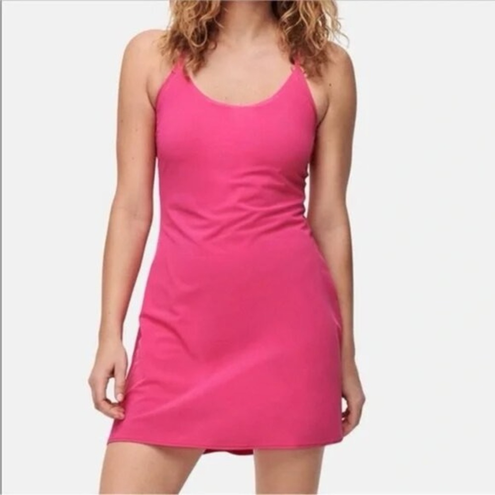 Pink Outdoor Voices Exercise Dress